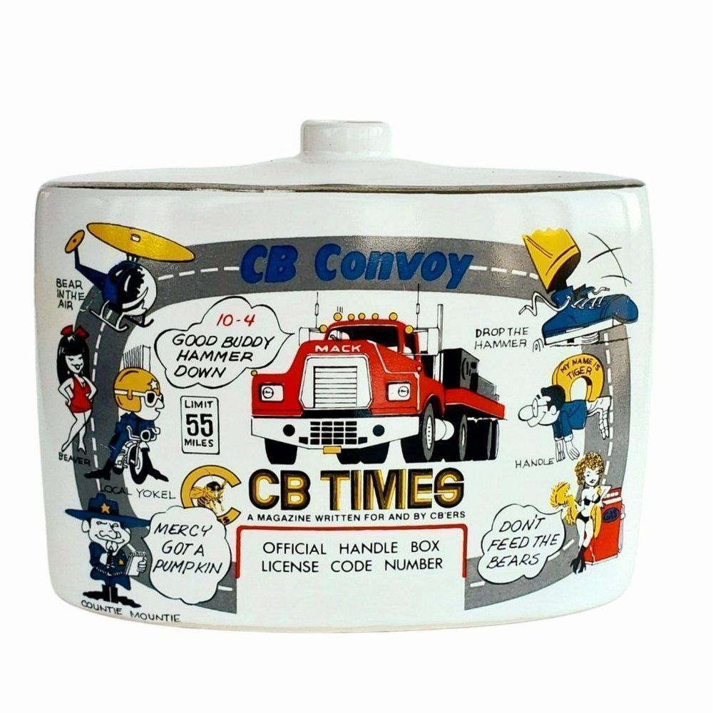 CB Times Ezra Brooks Decanter 1976 Barware Man Cave